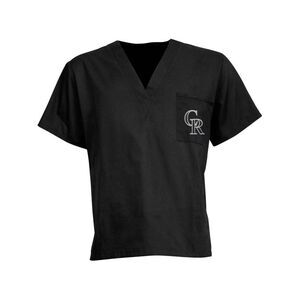 Concepts Sports Mens Colorado Rockies Scrubs Top, NWT